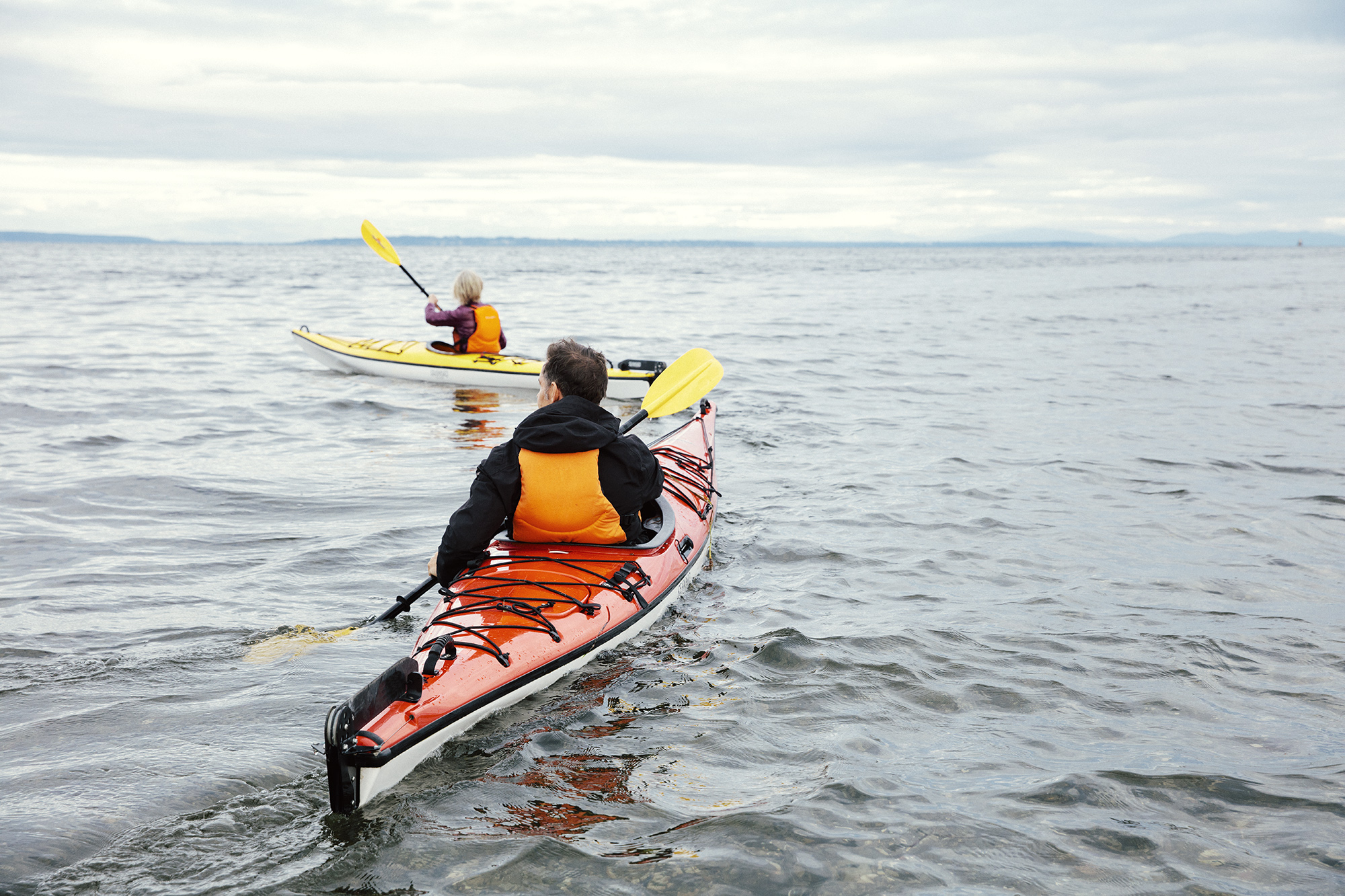 Kayaking in Boundary Bay, Tsawwassen
